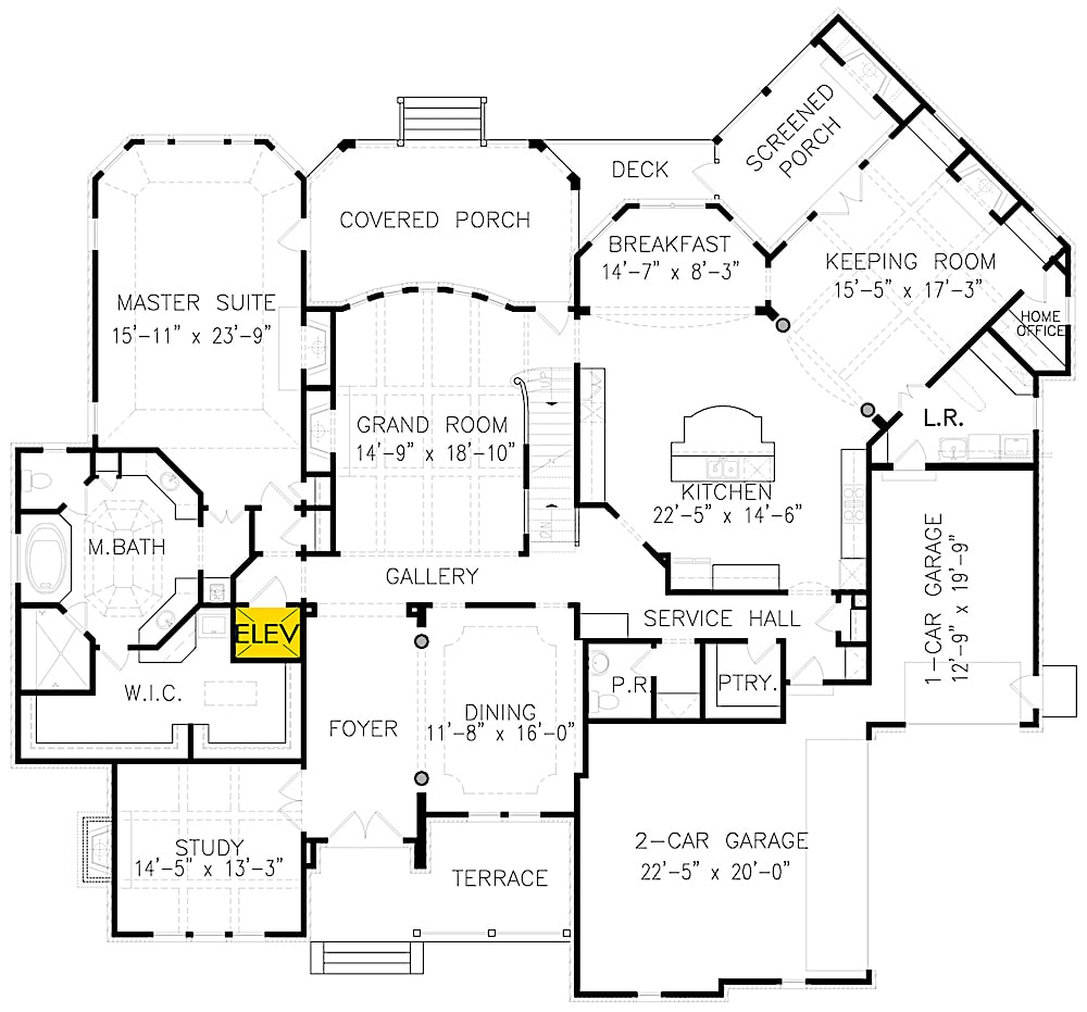 Floor Plan Main Level