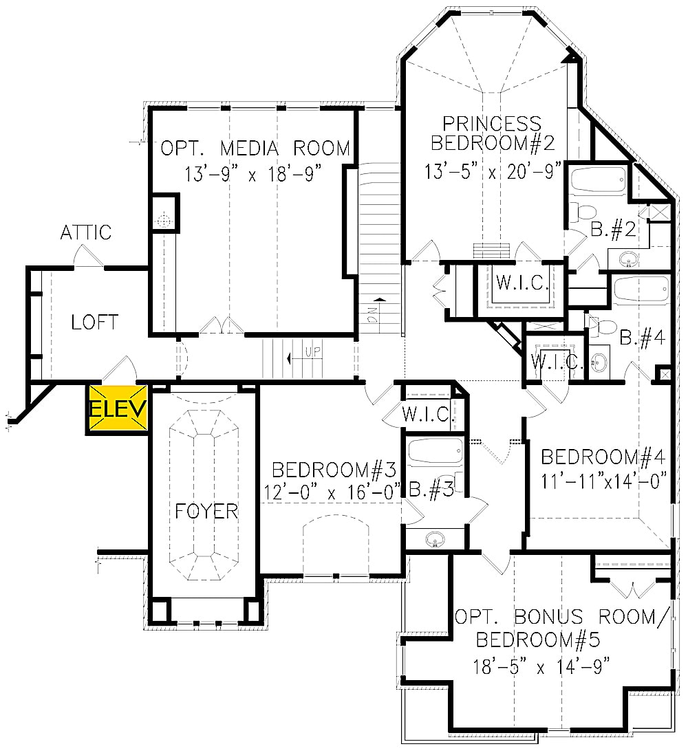Floor Plan Upper Level