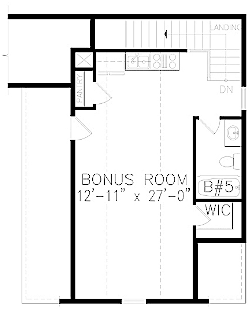 Floor Plan Bonus Room