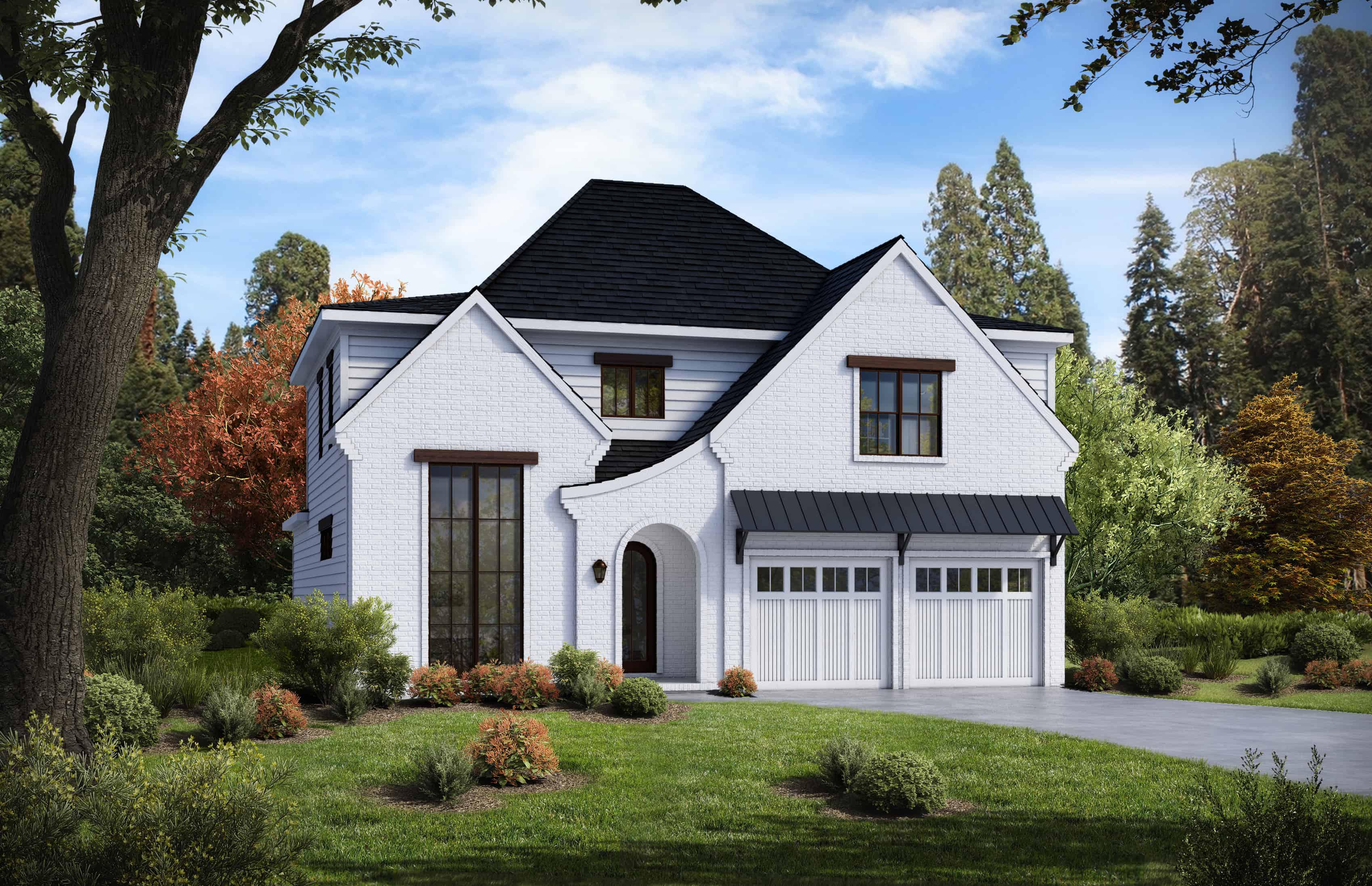 4-Bedroom, 3104 Sq Ft Tudor House - Plan #198-1101 - Front Exterior