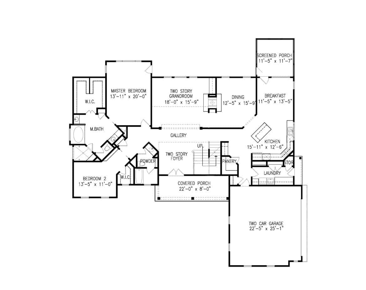 Floor Plan Main Level