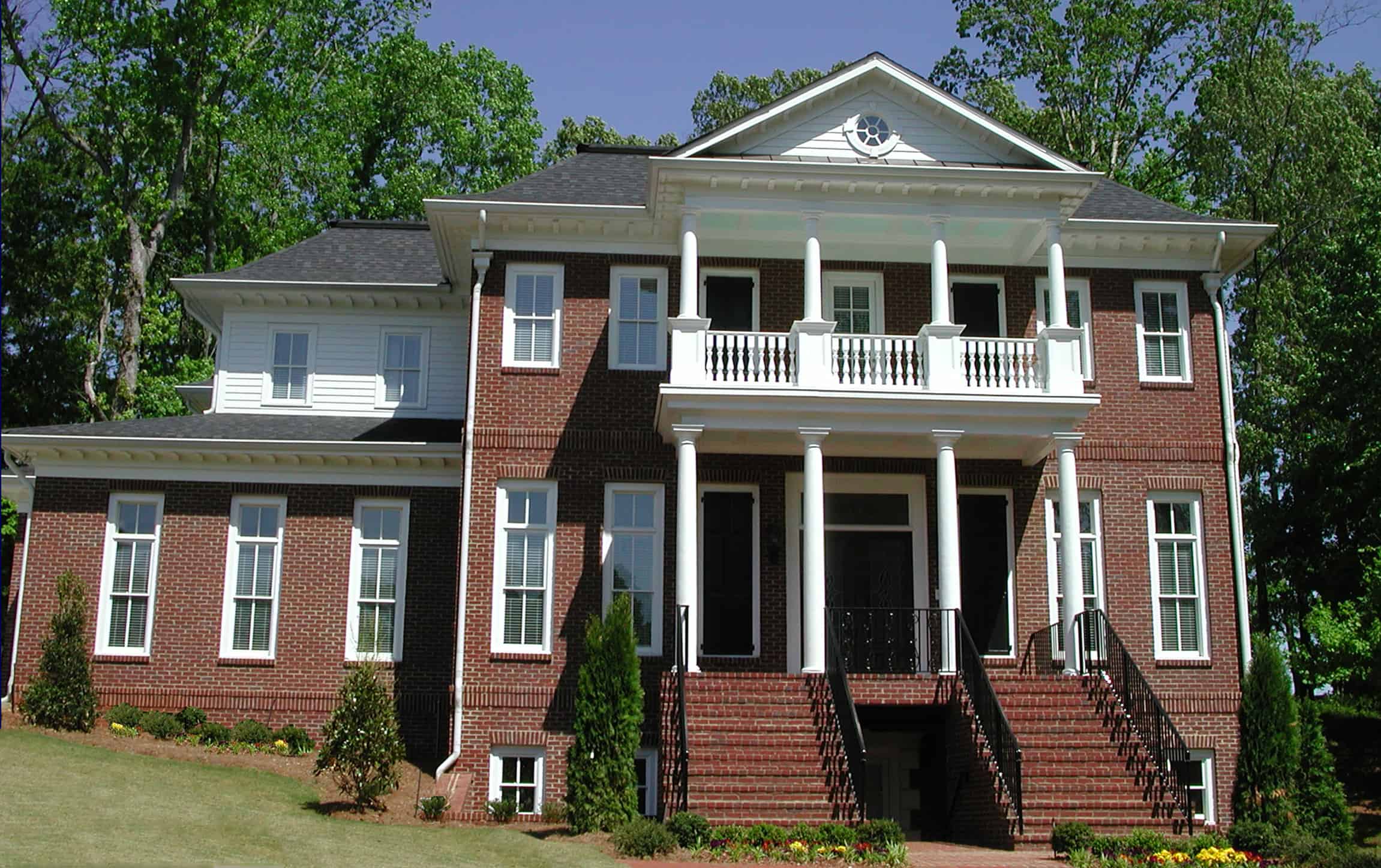 5-Bedroom, 5716 Sq Ft Georgian House Plan - 198-1104 - Front Exterior