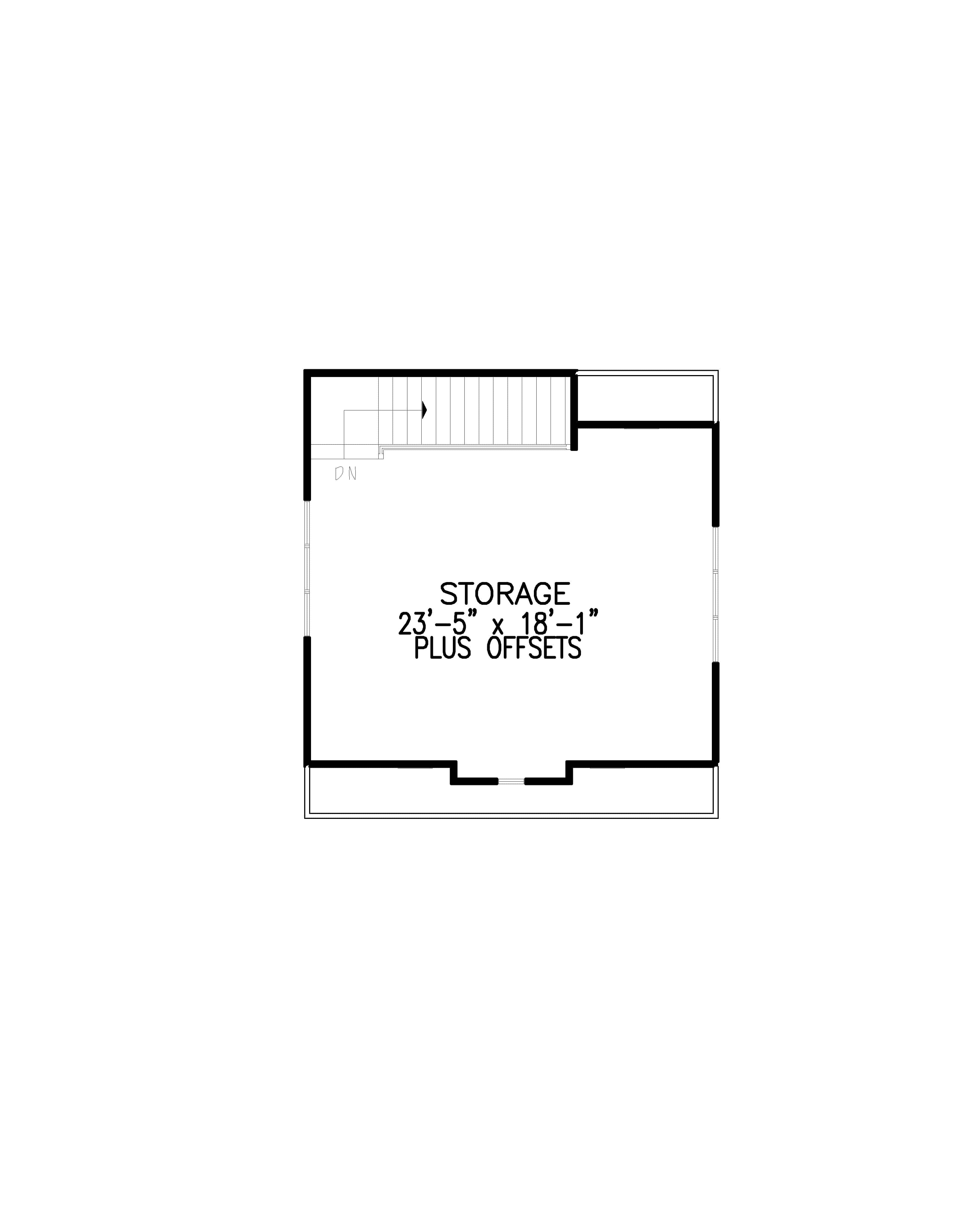 Floor Plan Bonus Room