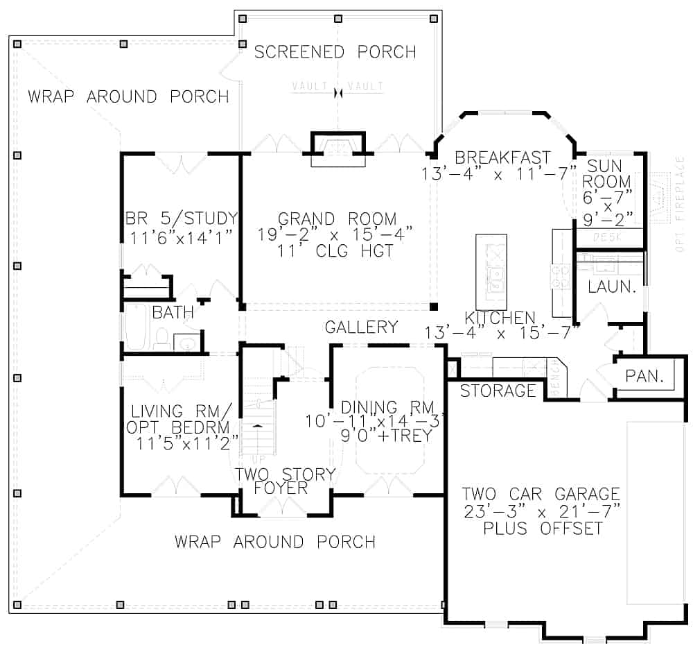 Floor Plan Main Level