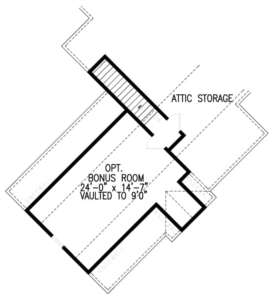 Floor Plan Bonus Room