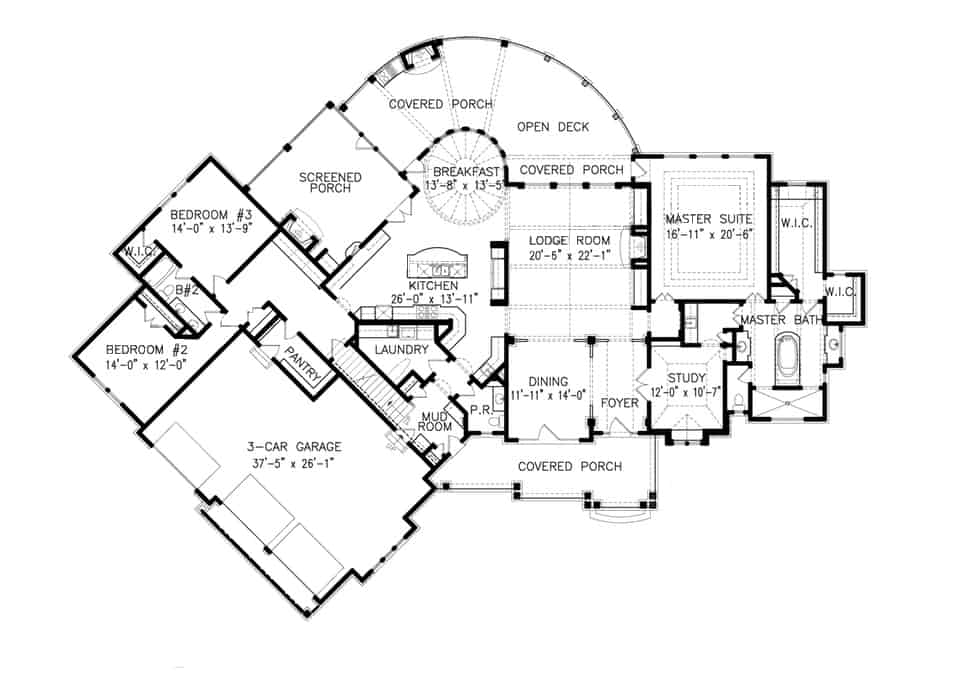 Floor Plan Main Level