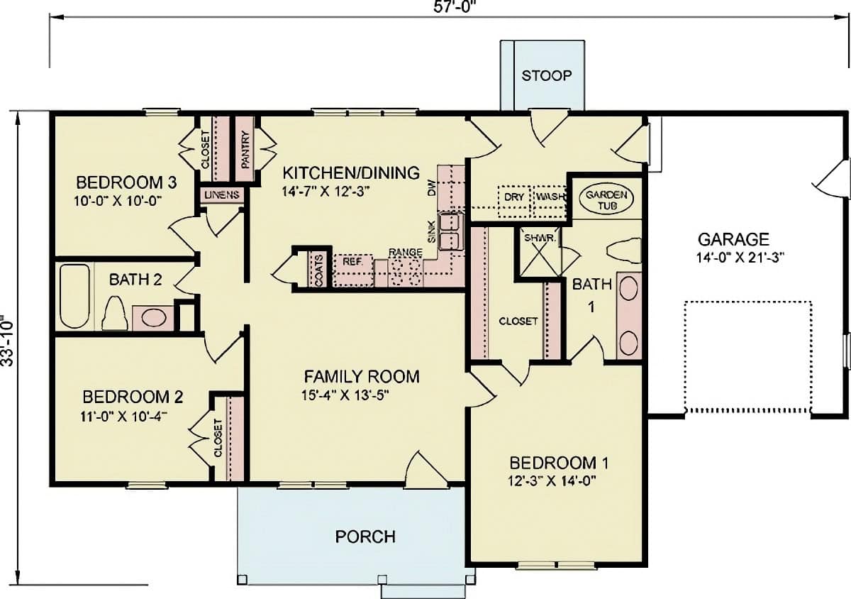 Floor Plan First Story