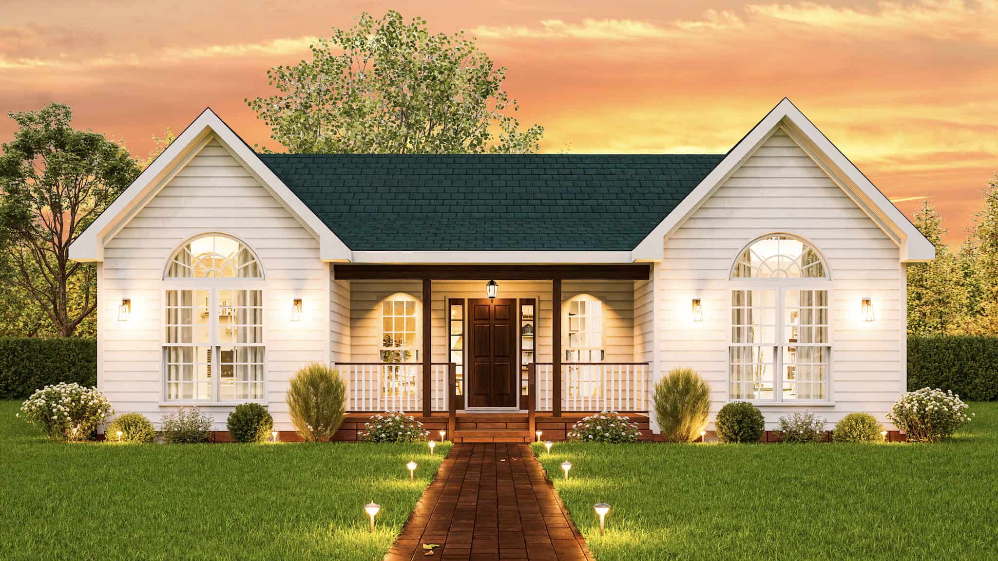 Modern Farmhouse House Plan - 3 Bedrms, 2 Baths - 1316 Sq Ft - #198-1214