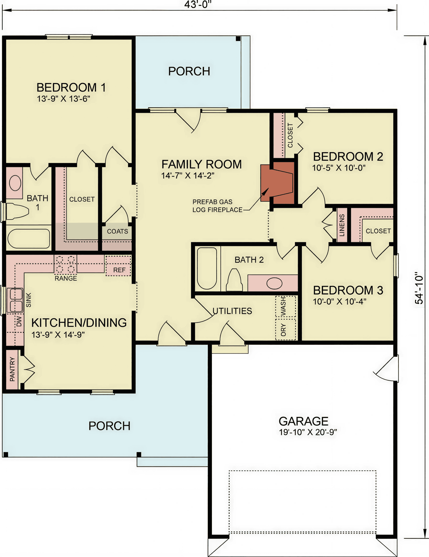 Floor Plan First Story