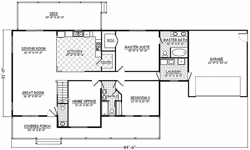 Floor Plan Main Level