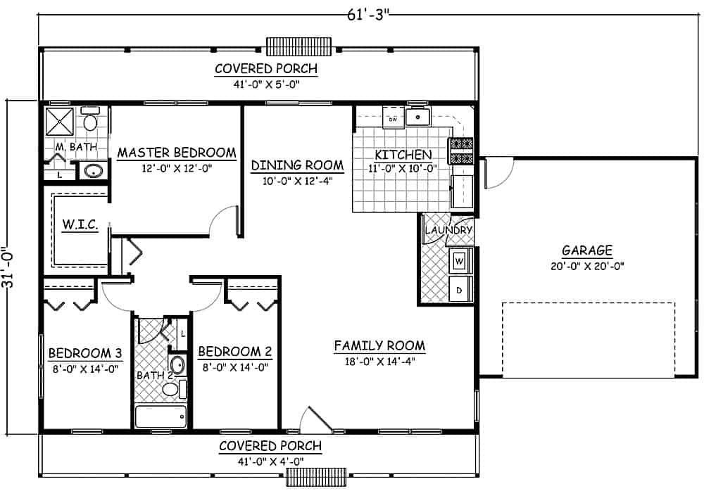 Floor Plan Main Level