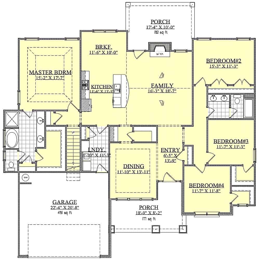 Floor Plan Main Level