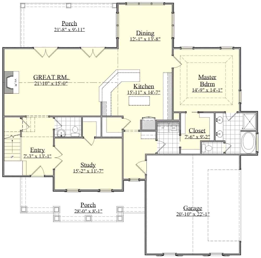 Floor Plan Main Level