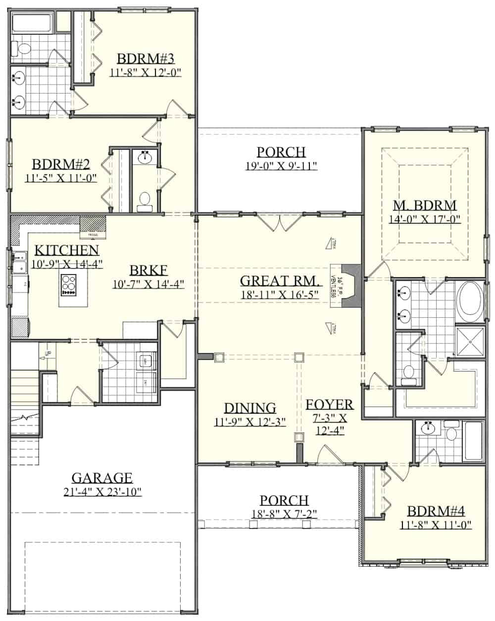 Floor Plan Main Level