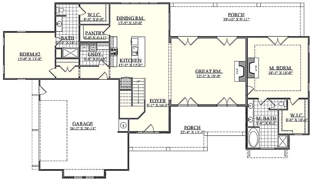 Floor Plan Main Level