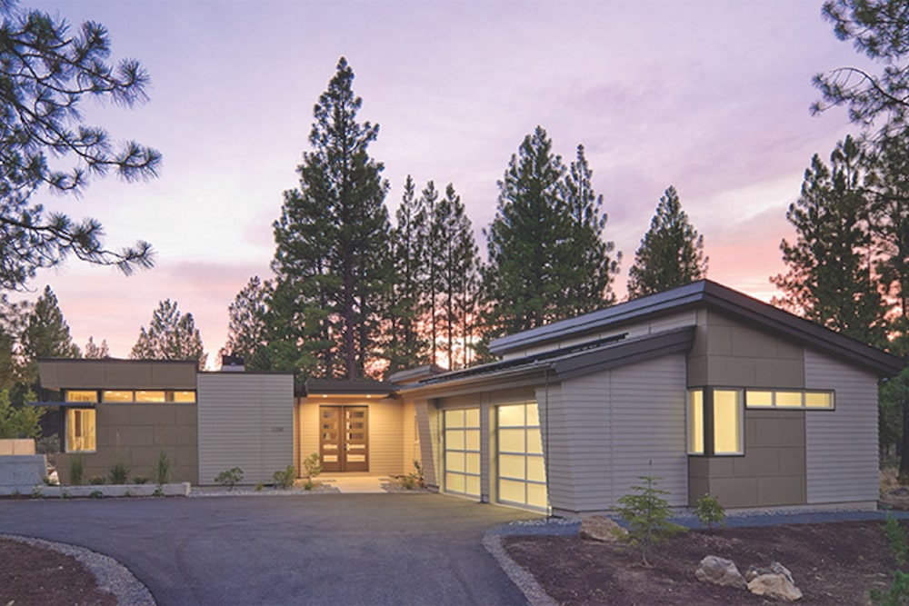 2-Bedroom, 2331 Sq Ft Contemporary House Plan - 202-1011 - Front Exterior