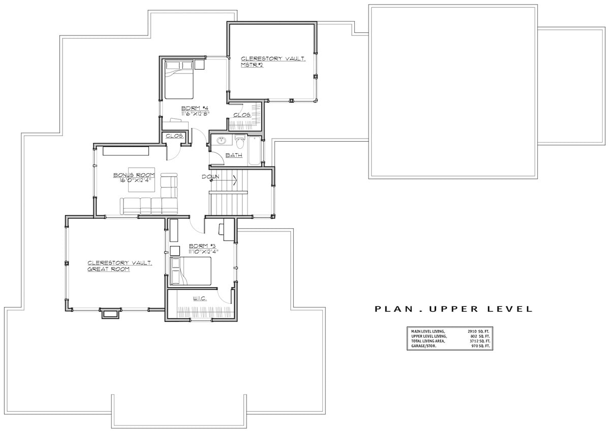 Floor Plan Upper Level