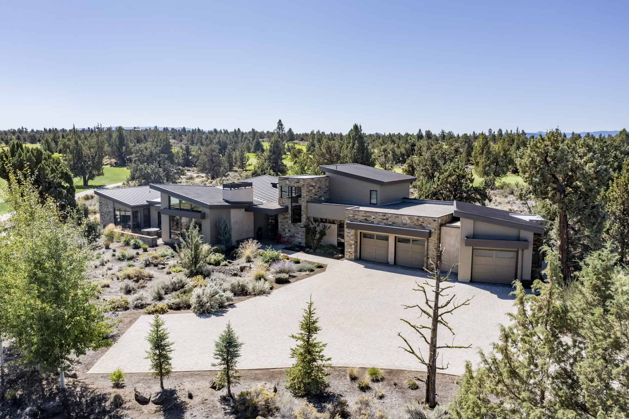 4-Bedroom, 4682 Sq Ft Modern Home Plan - 202-1034 - Main Exterior