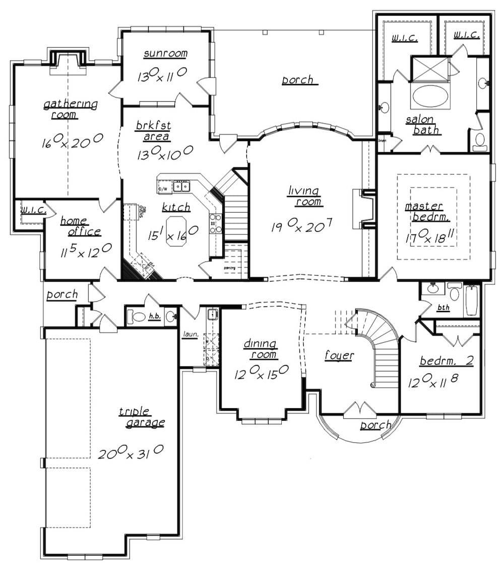 Floor Plan Main Level