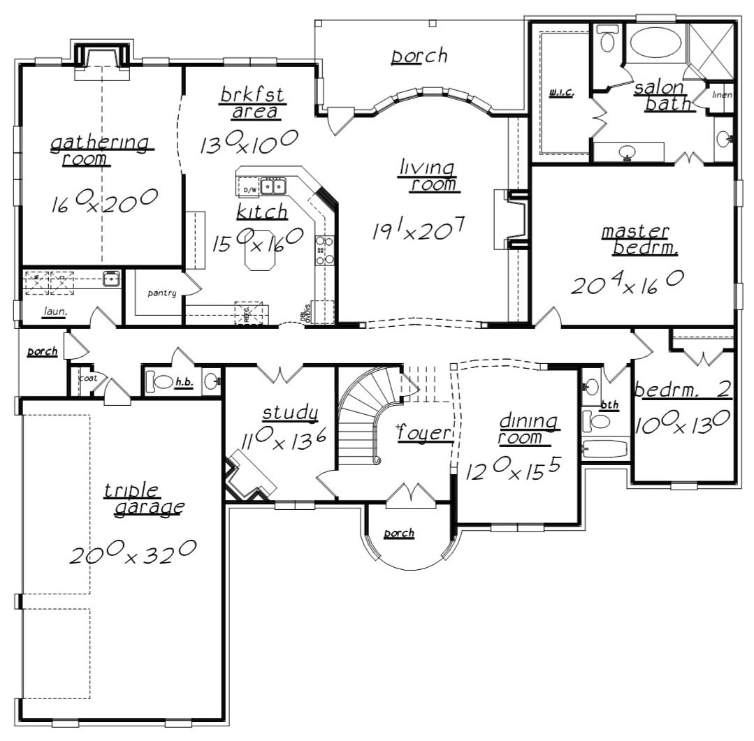 Floor Plan Main Level