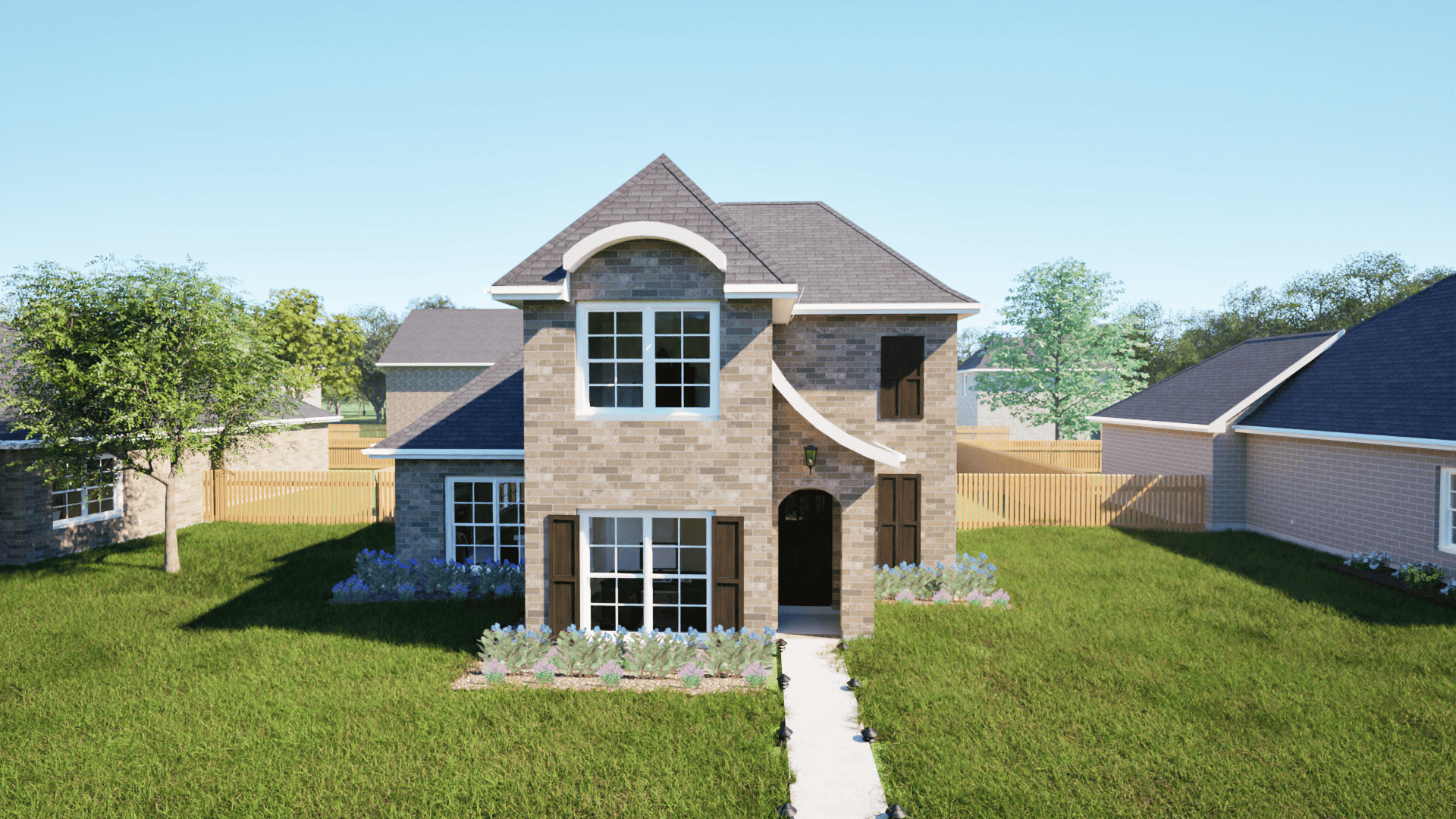 3-Bedroom, 2030 Sq Ft European Home Plan - 203-1014 - Main Exterior