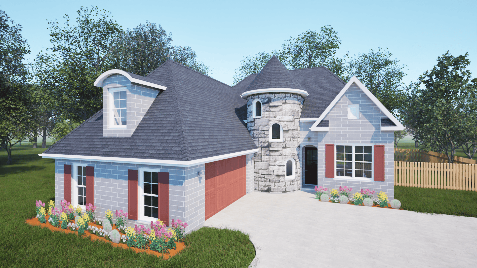 3-Bedroom, 2026 Sq Ft European Home Plan - 203-1016 - Main Exterior