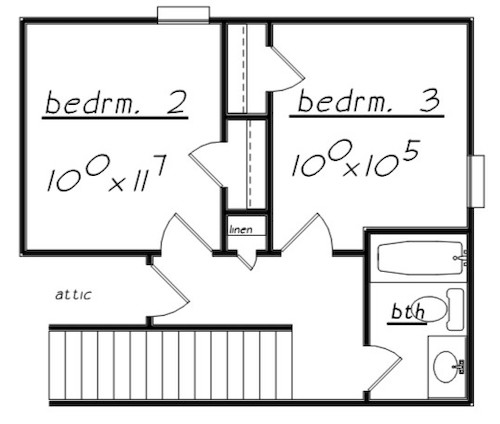 Floor Plan Upper Level
