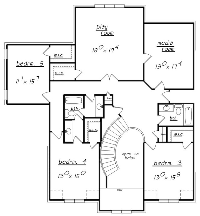 Floor Plan Upper Level