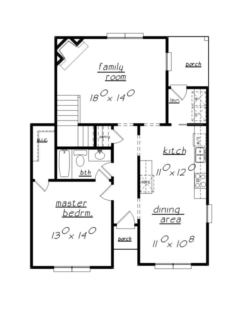 Floor Plan Main Level