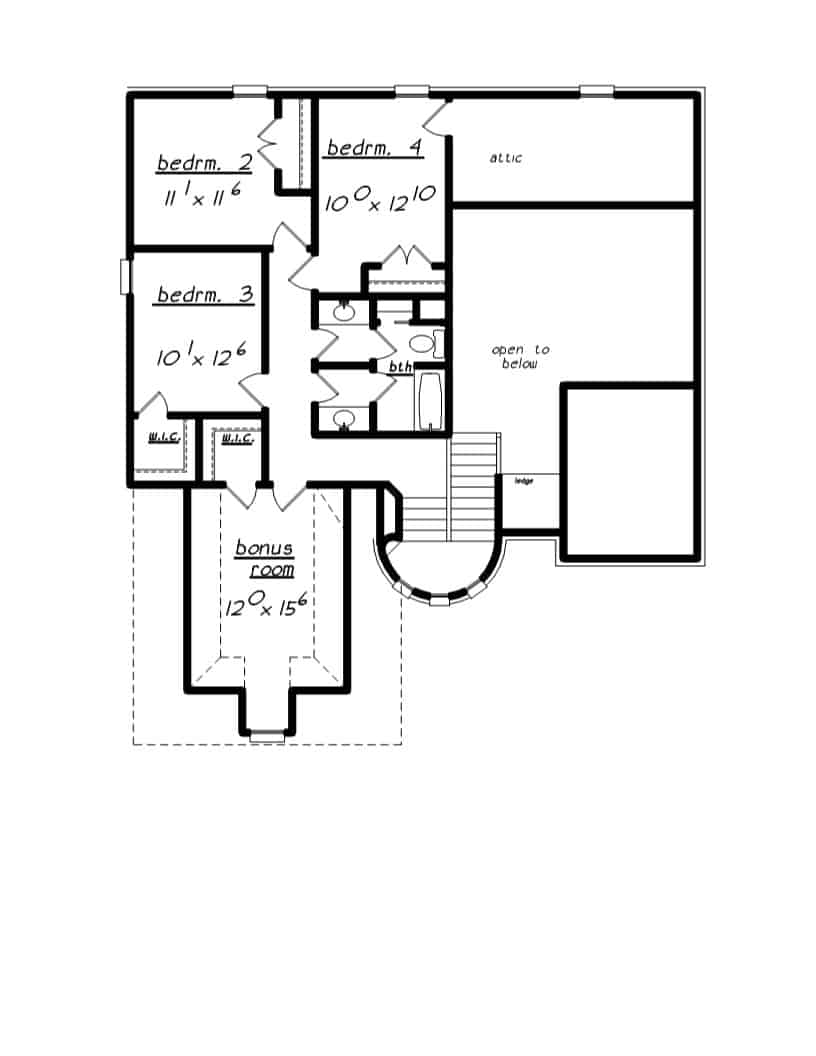 Floor Plan Upper Level