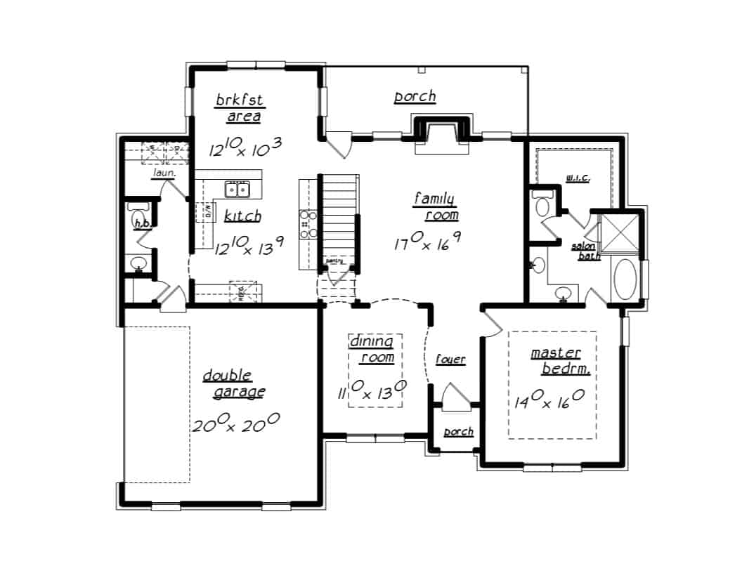 Floor Plan Main Level