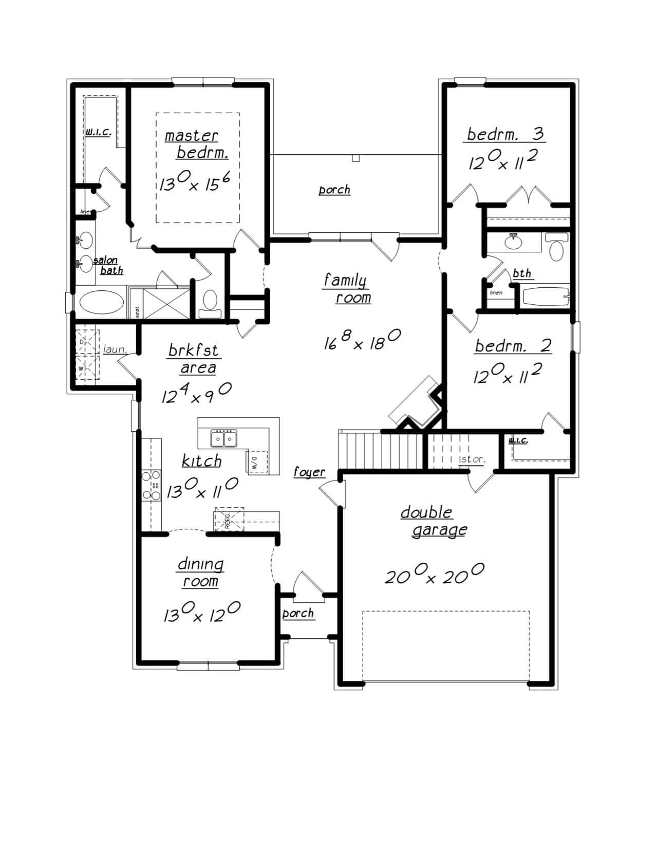 Floor Plan First Story