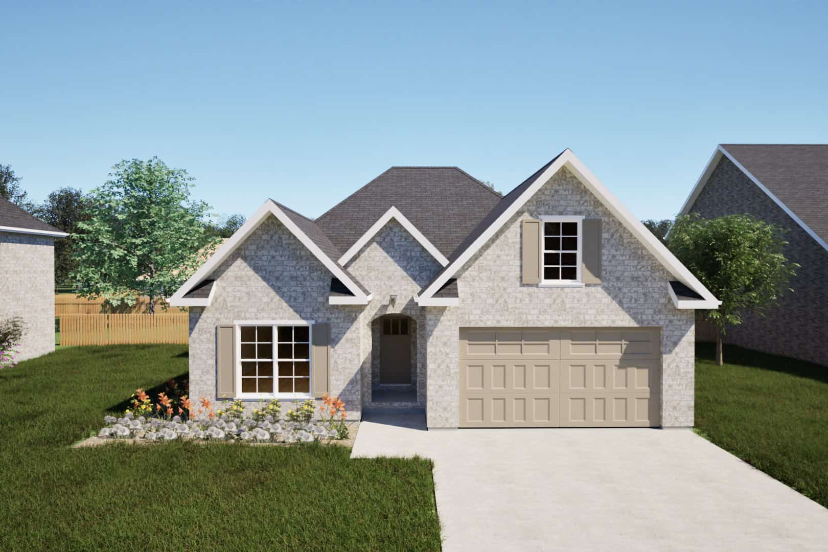 Traditional Home Plan - 4 Bedrms, 3 Baths - 2324 Sq Ft - #203-1052