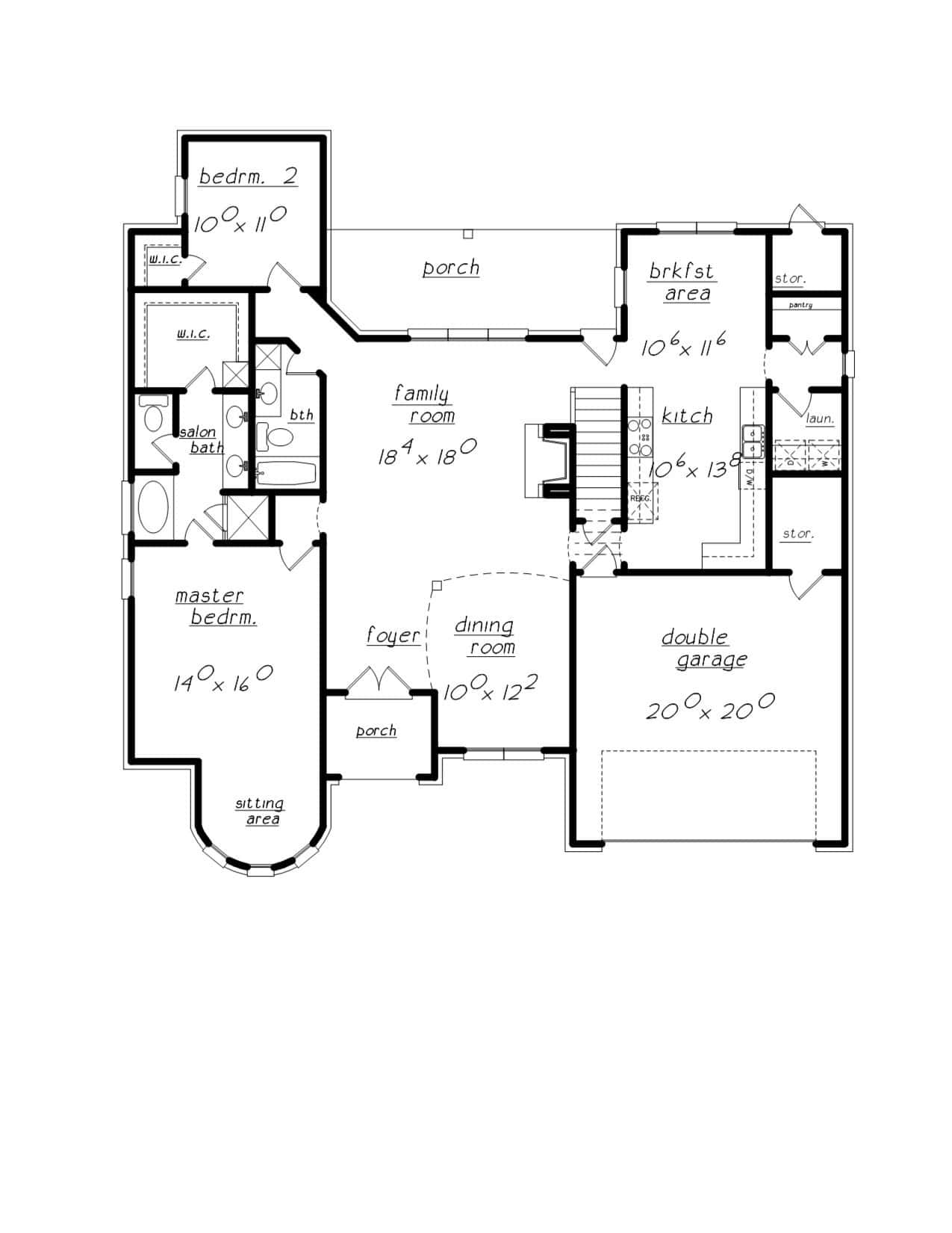 Floor Plan First Story