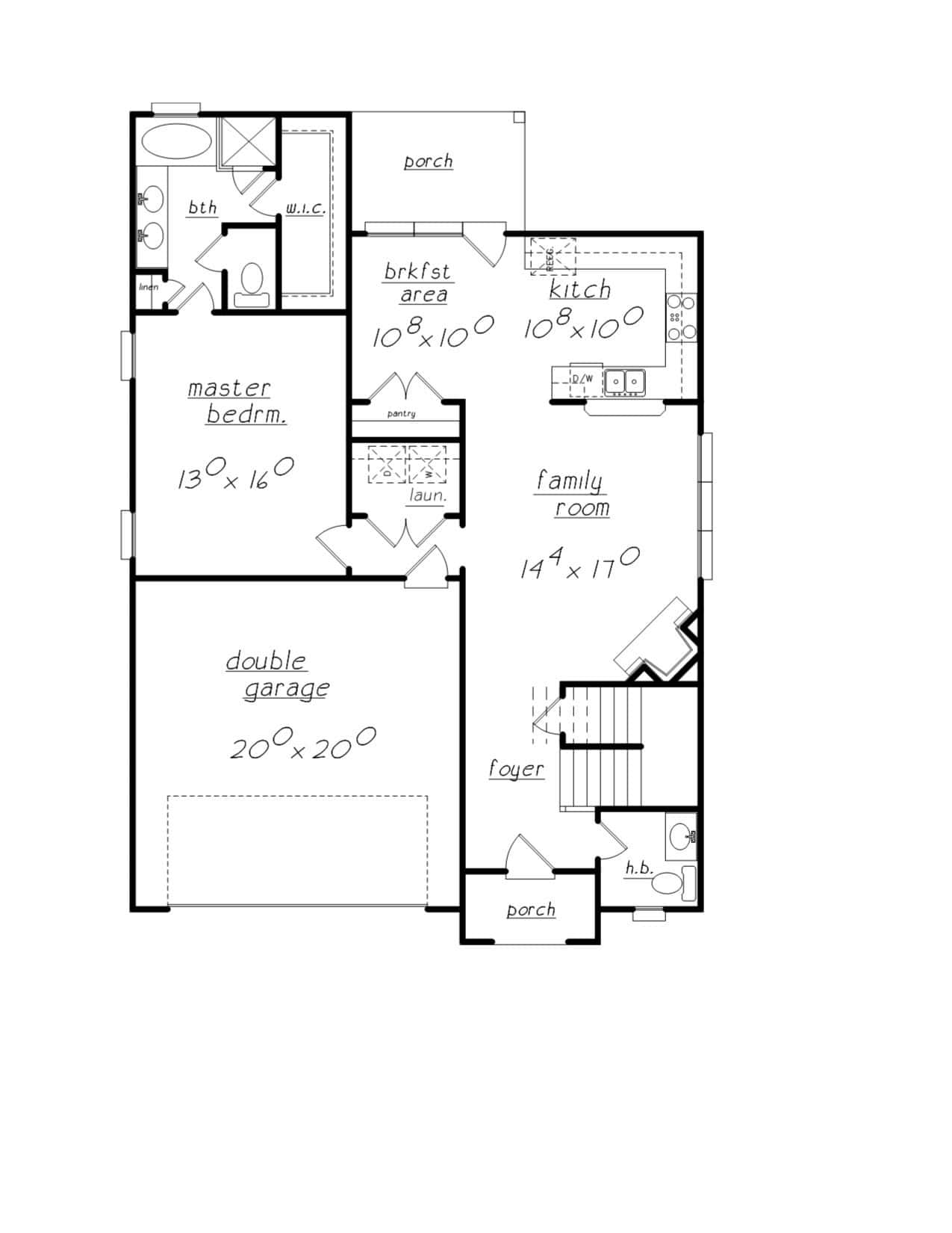 Floor Plan First Story