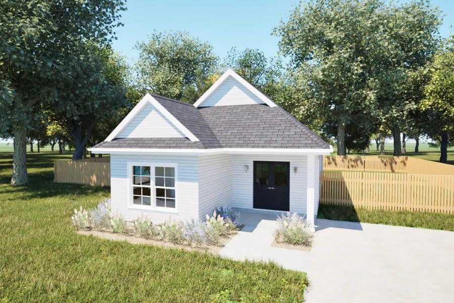 Ranch Floor Plan - 2 Bedrms, 1 Baths - 812 Sq Ft - #203-1065