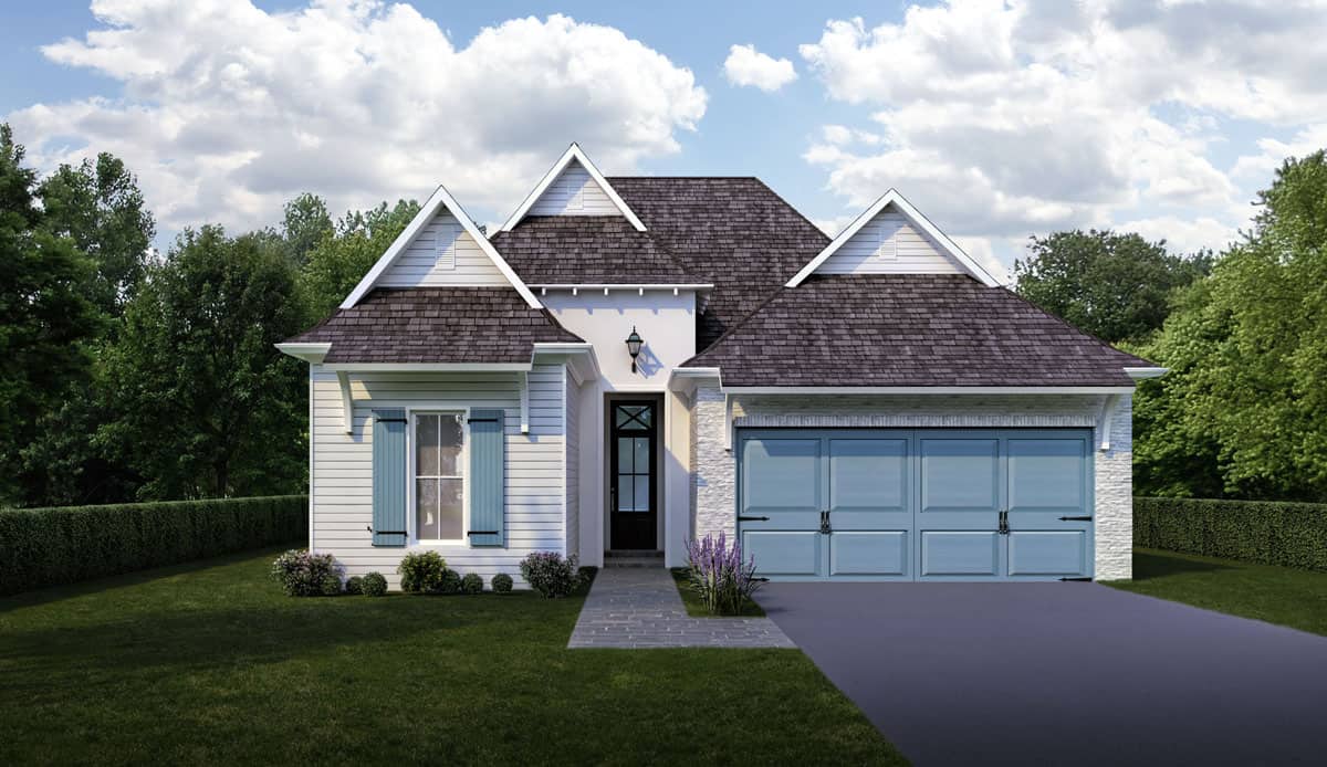 3-Bedroom, 1832 Sq Ft Cottage House - Plan #204-1005 - Front Exterior