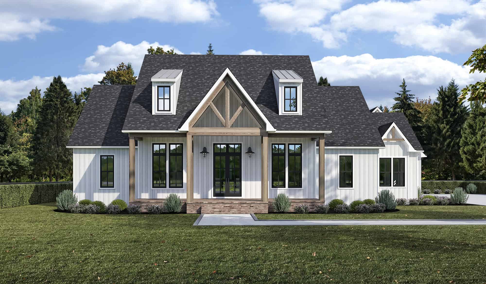 Craftsman Floor Plan - 4 Bedrms, 3.5 Baths - 2994 Sq Ft - #204-1058