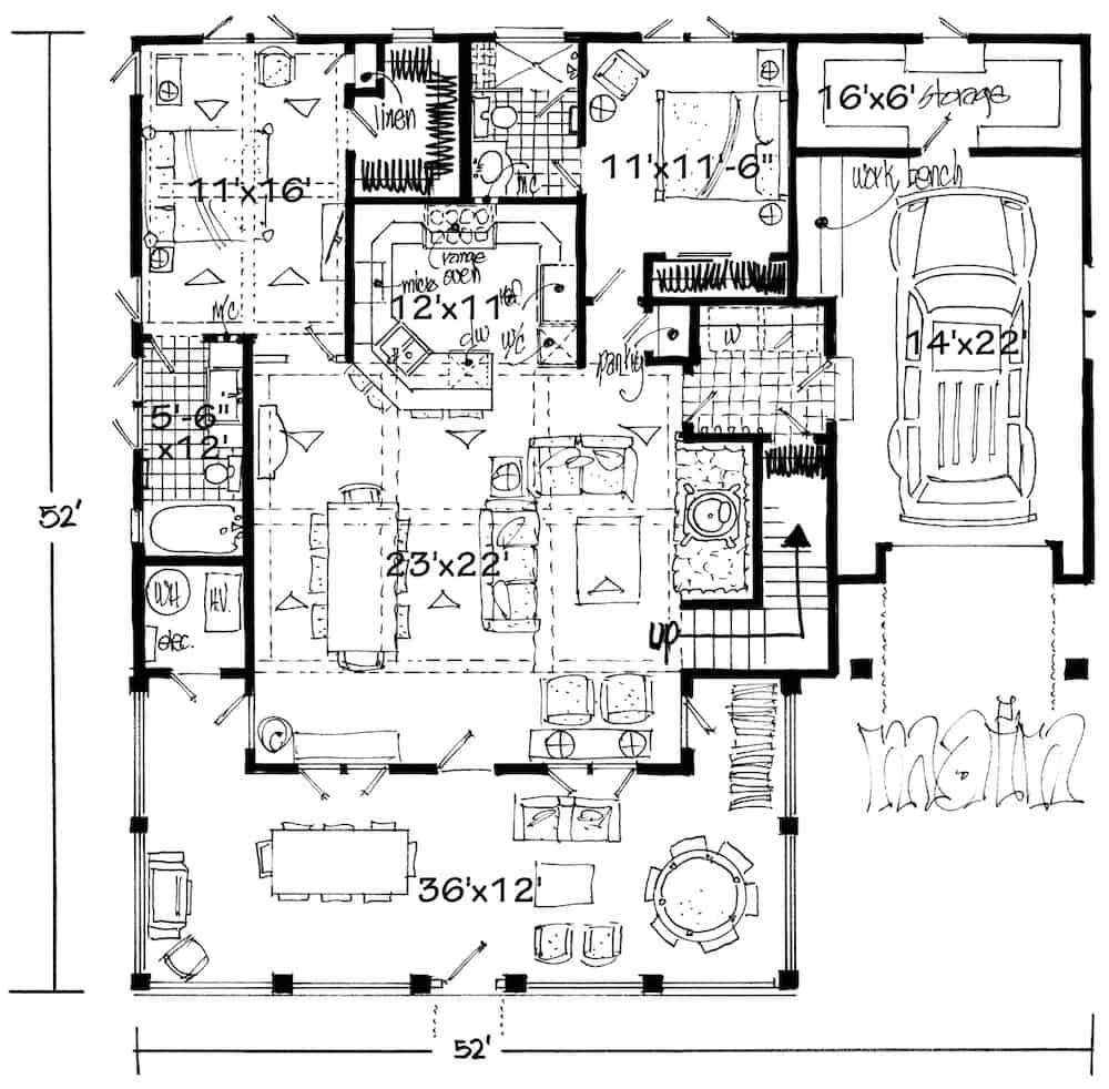 Floor Plan Main Level