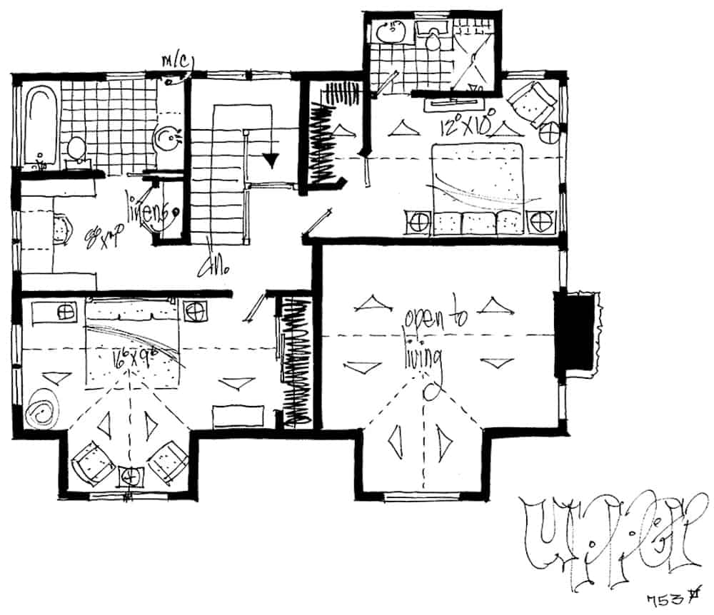 Floor Plan Upper Level
