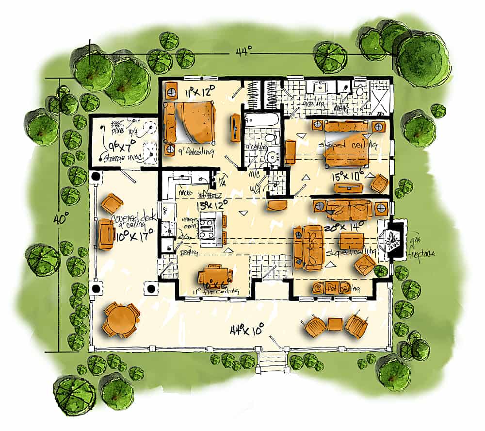 Floor Plan Main Level