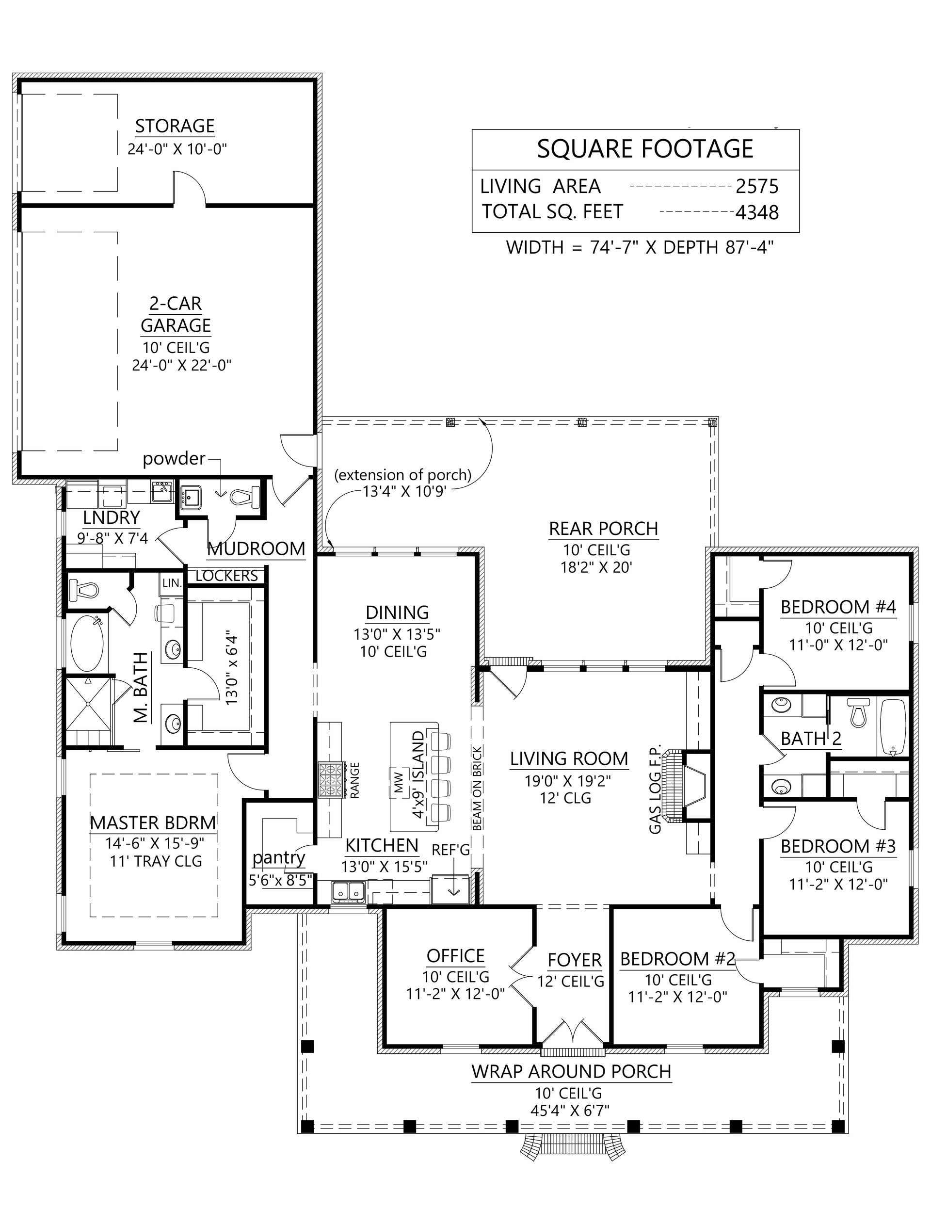 Floor Plan Main Level