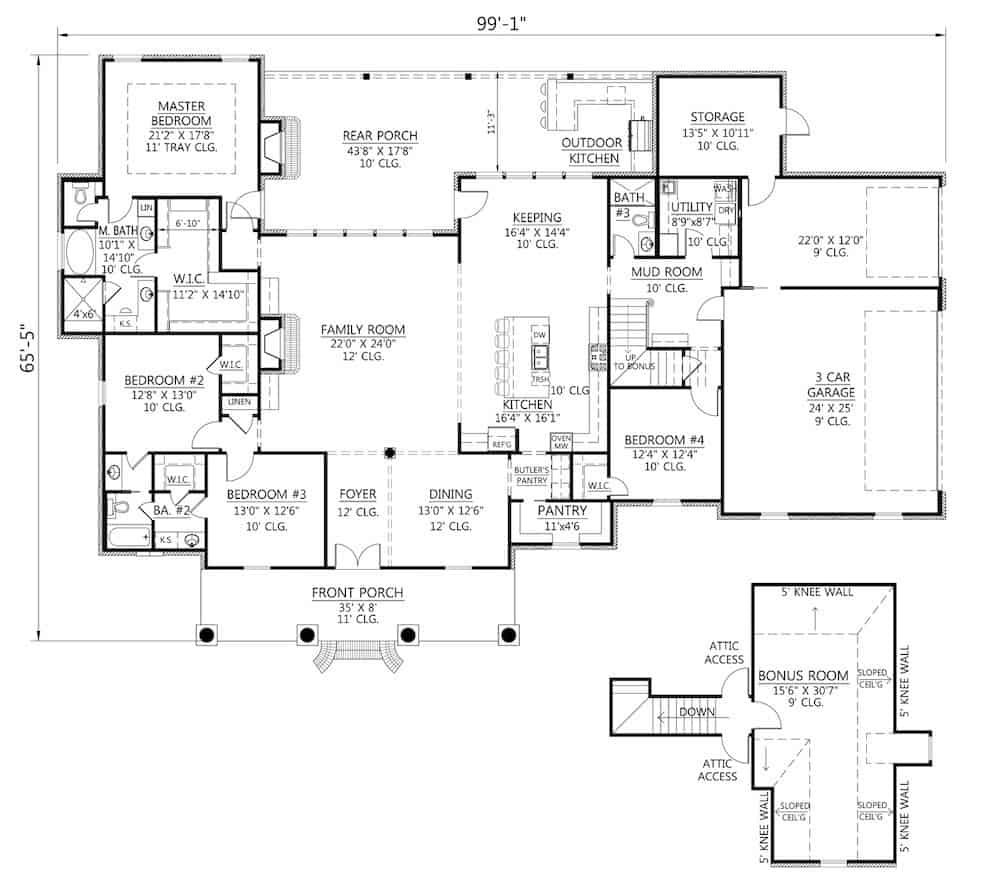 Floor Plan Main Level