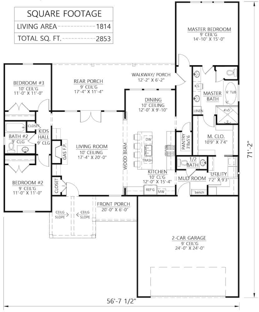Floor Plan Main Level