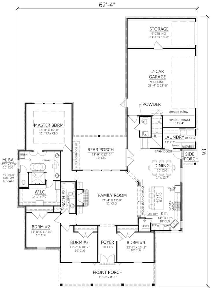Floor Plan Main Level