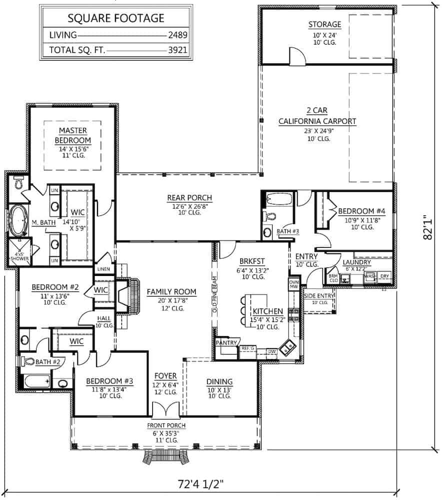 Floor Plan Main Level