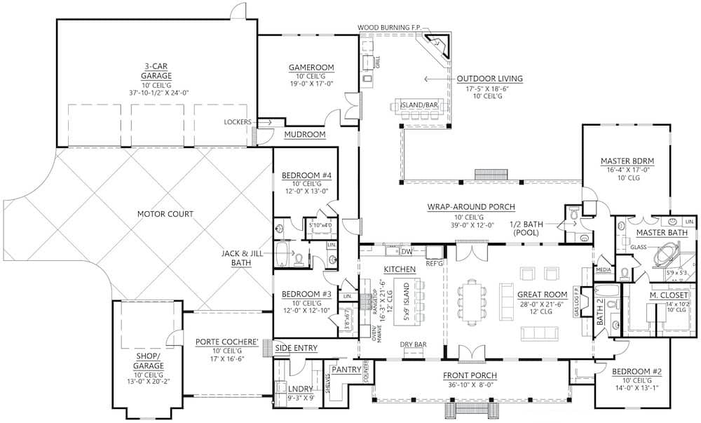 Floor Plan Main Level