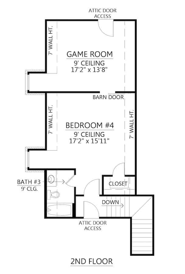 Floor Plan Upper Level