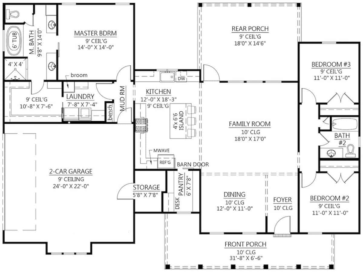 Floor Plan Main Level