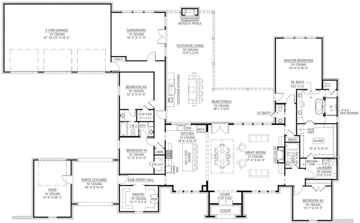 Floor Plan Main Level